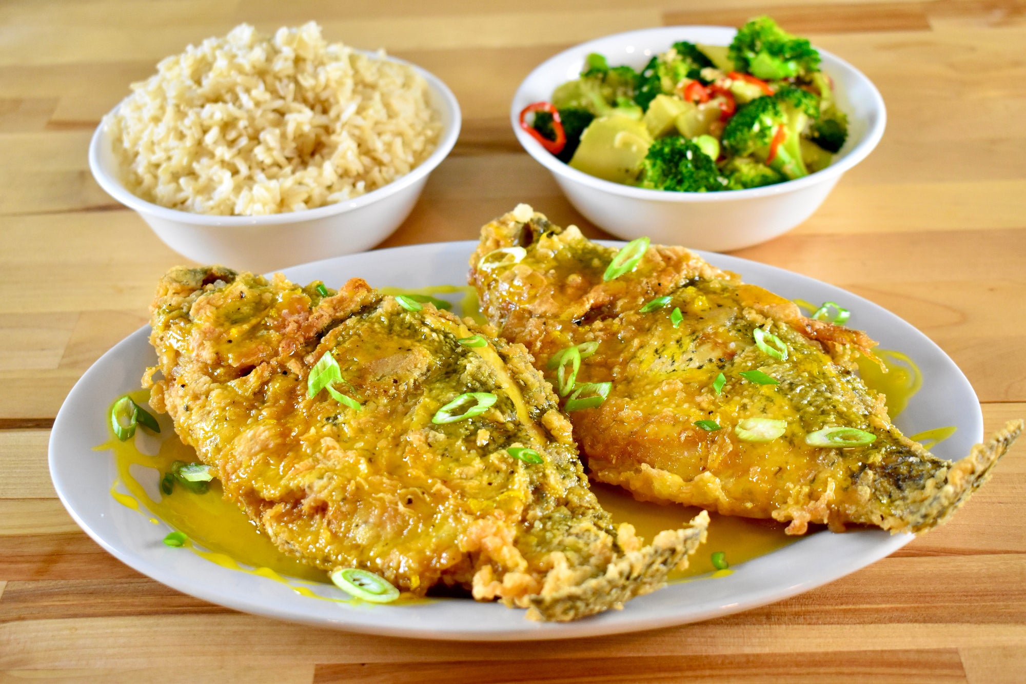 Chinese Takeout Style Lemon Crappie