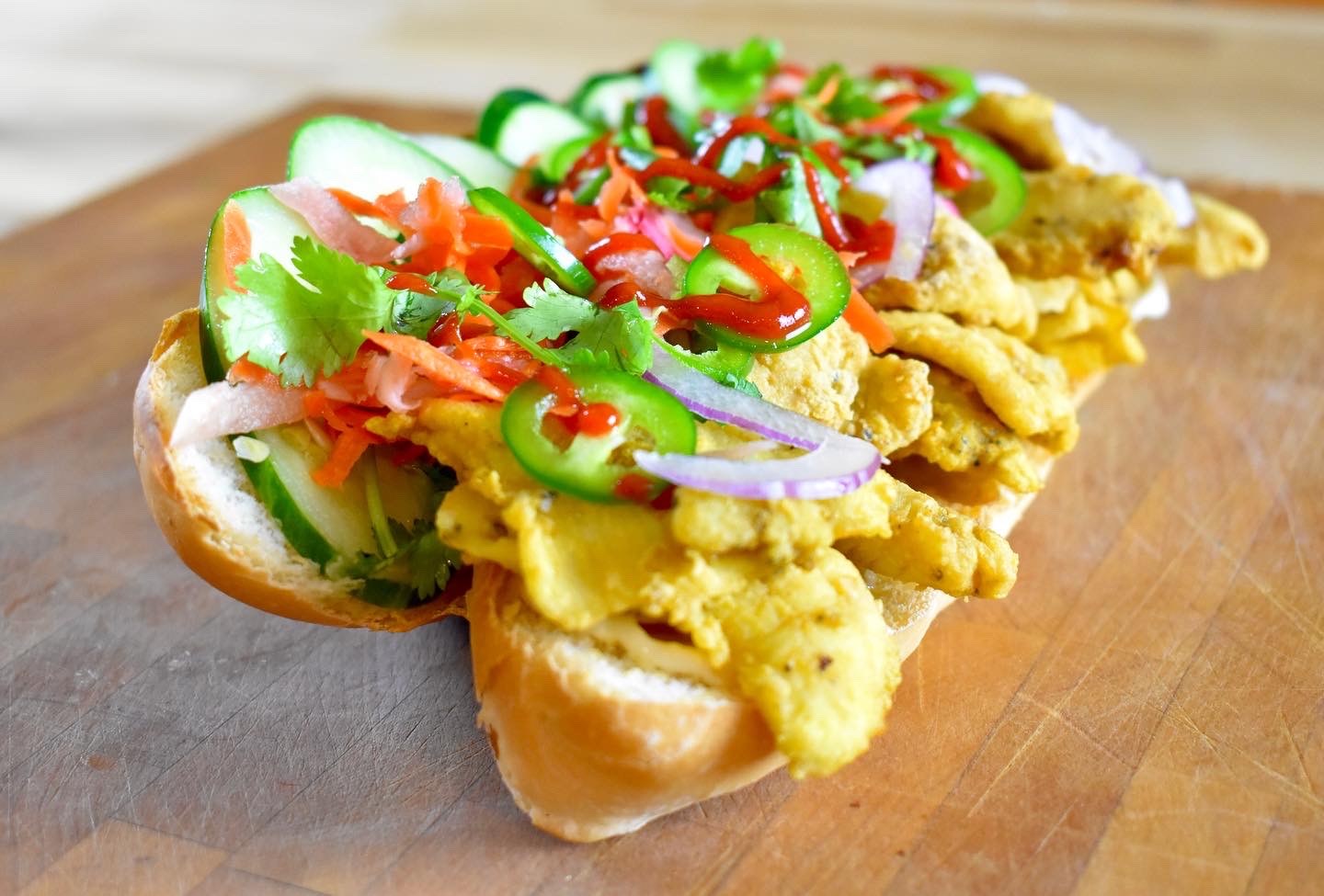 Lemongrass Bluegill Banh Mi