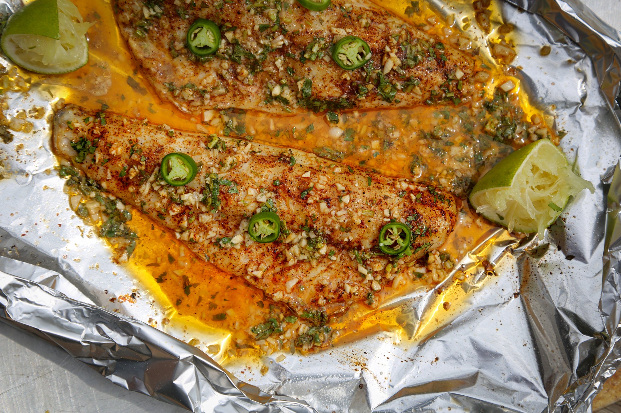 Grilled “Margarita” Walleye