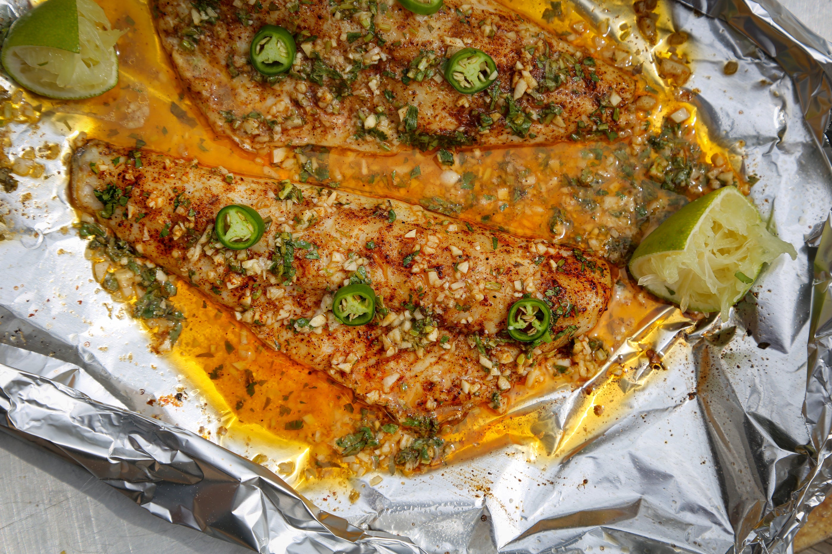 Grilled “Margarita” Walleye