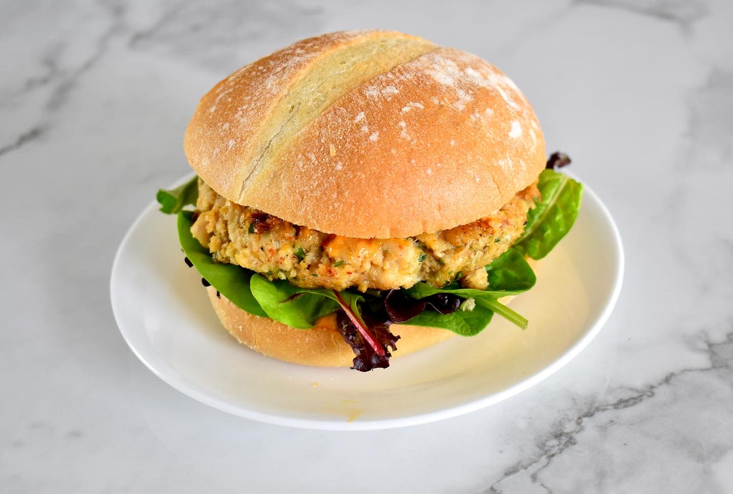 Moroccan Lake Trout Burger