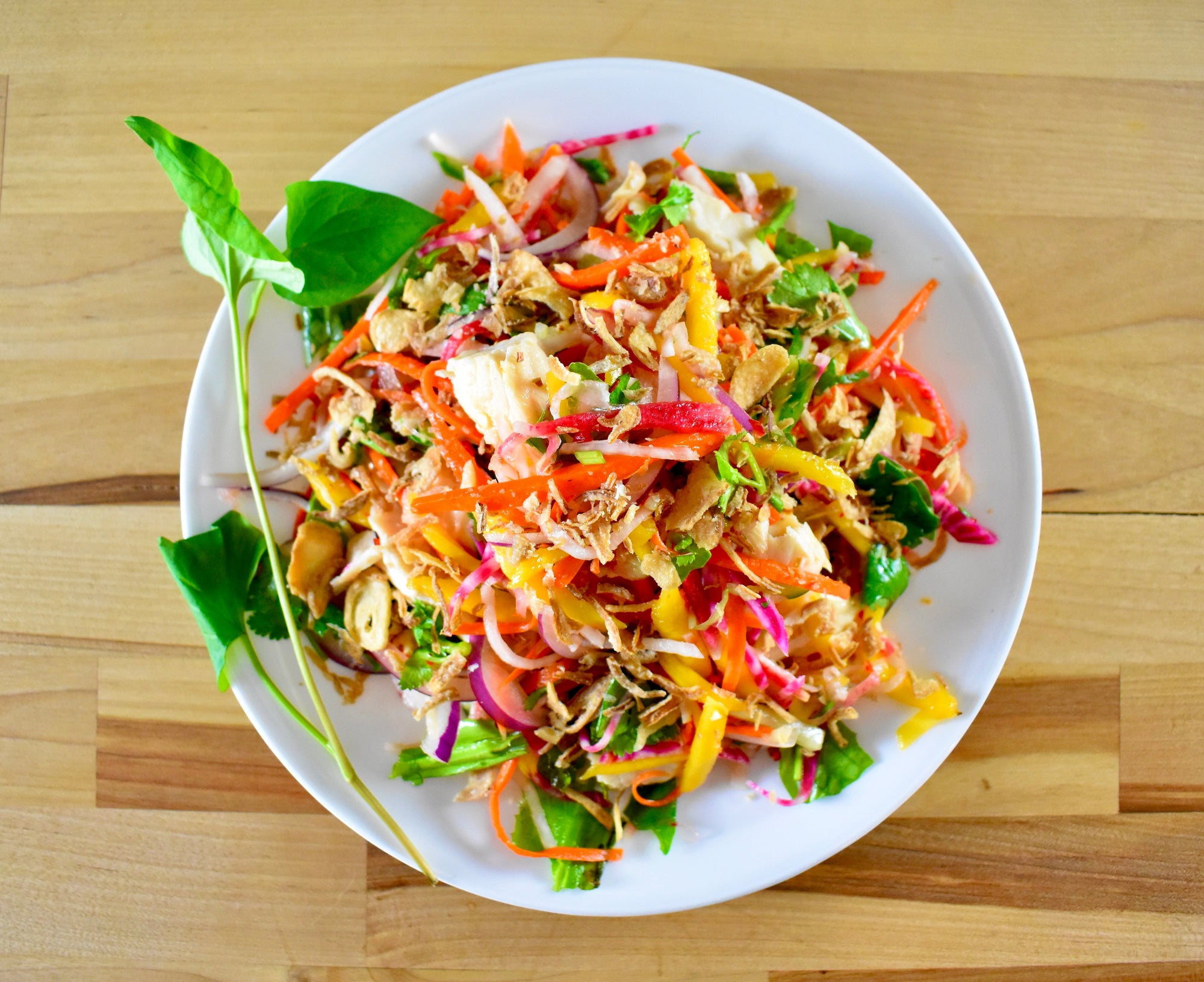Vietnamese Style Lake Trout Salad