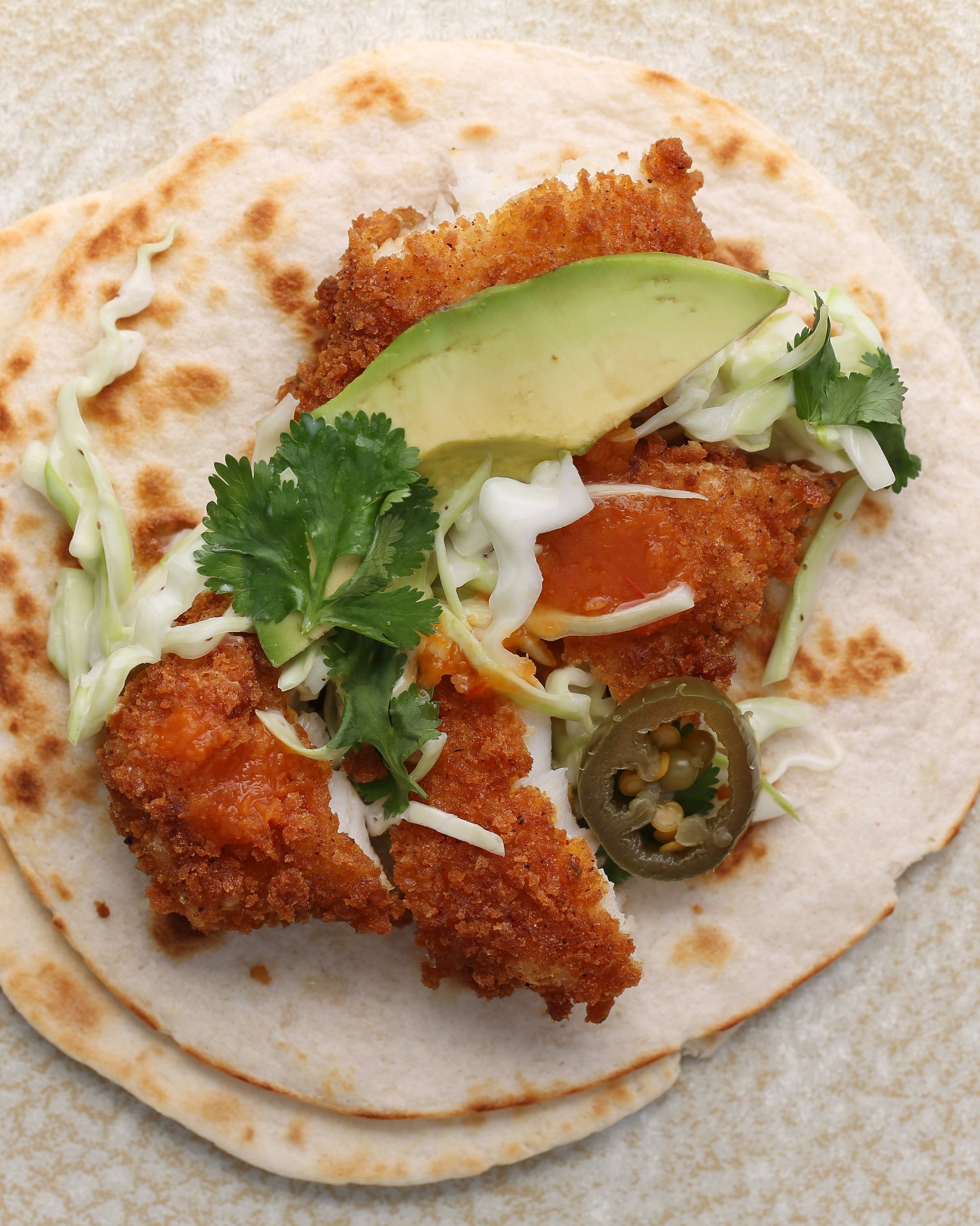 Ritz Cracker Walleye Tacos