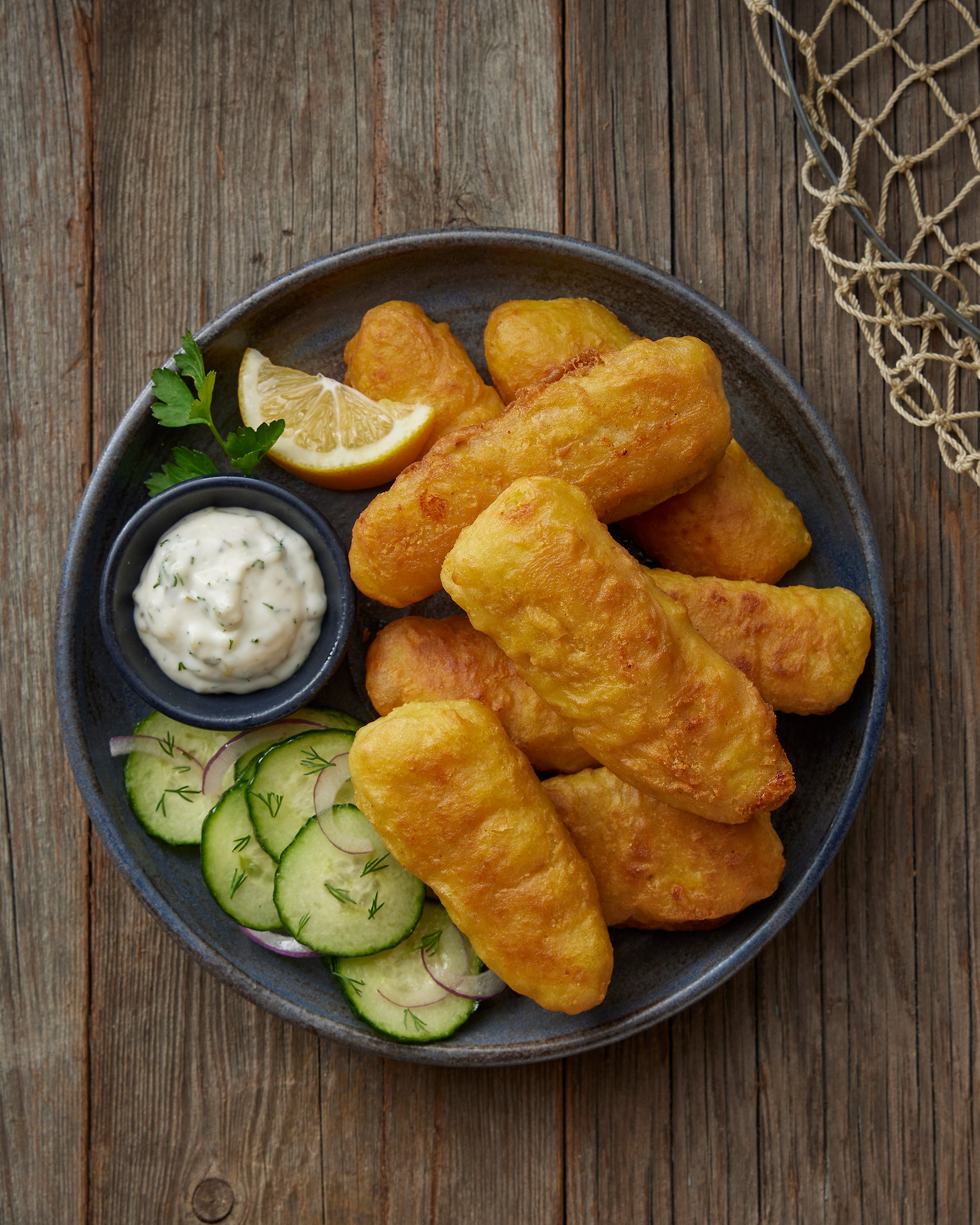 Beer Battered Walleye Strips