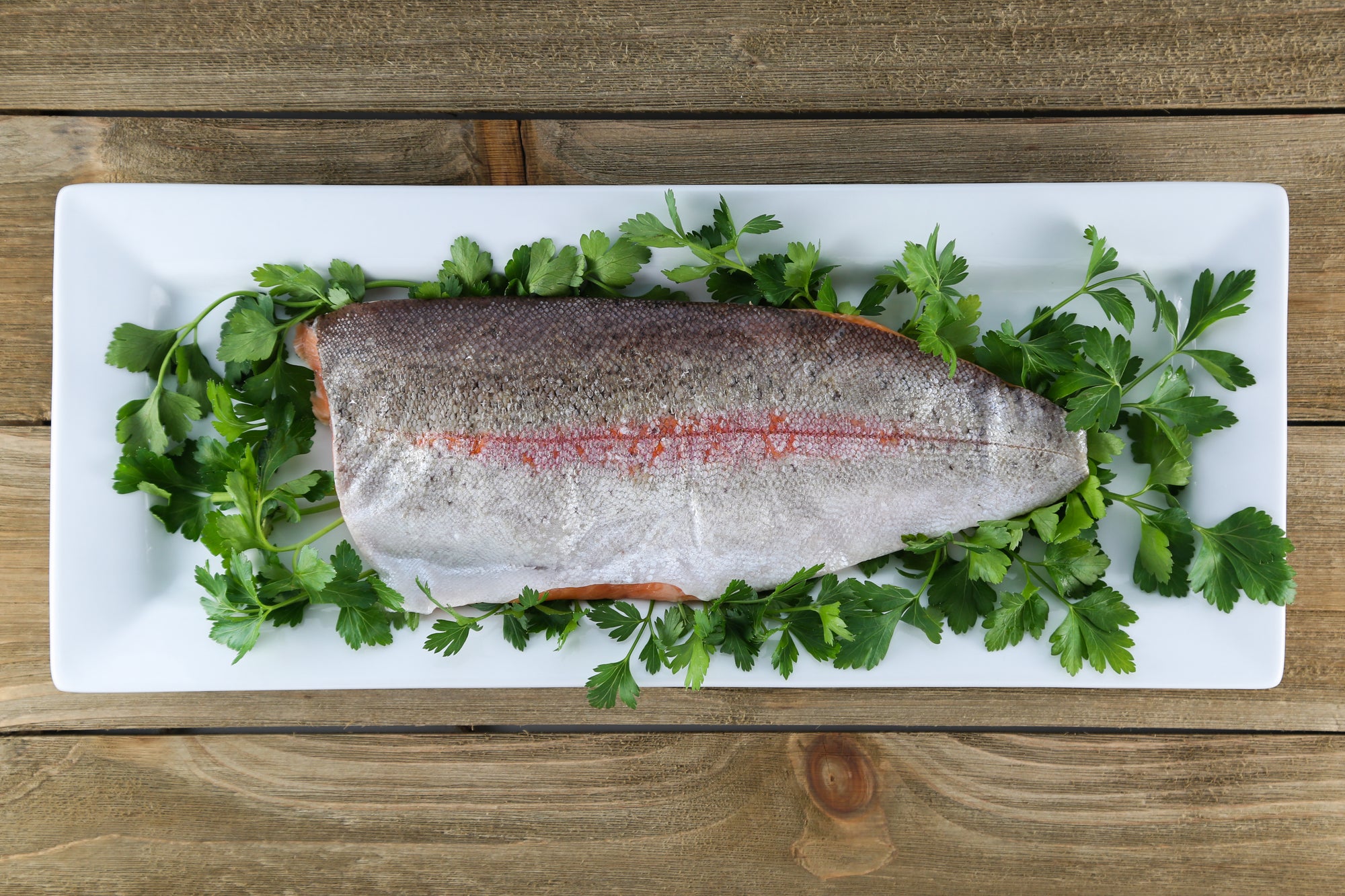Ruby Red Rainbow Trout Fillets - 6/8 oz