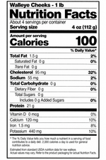 Walleye Cheeks - 1 lb
