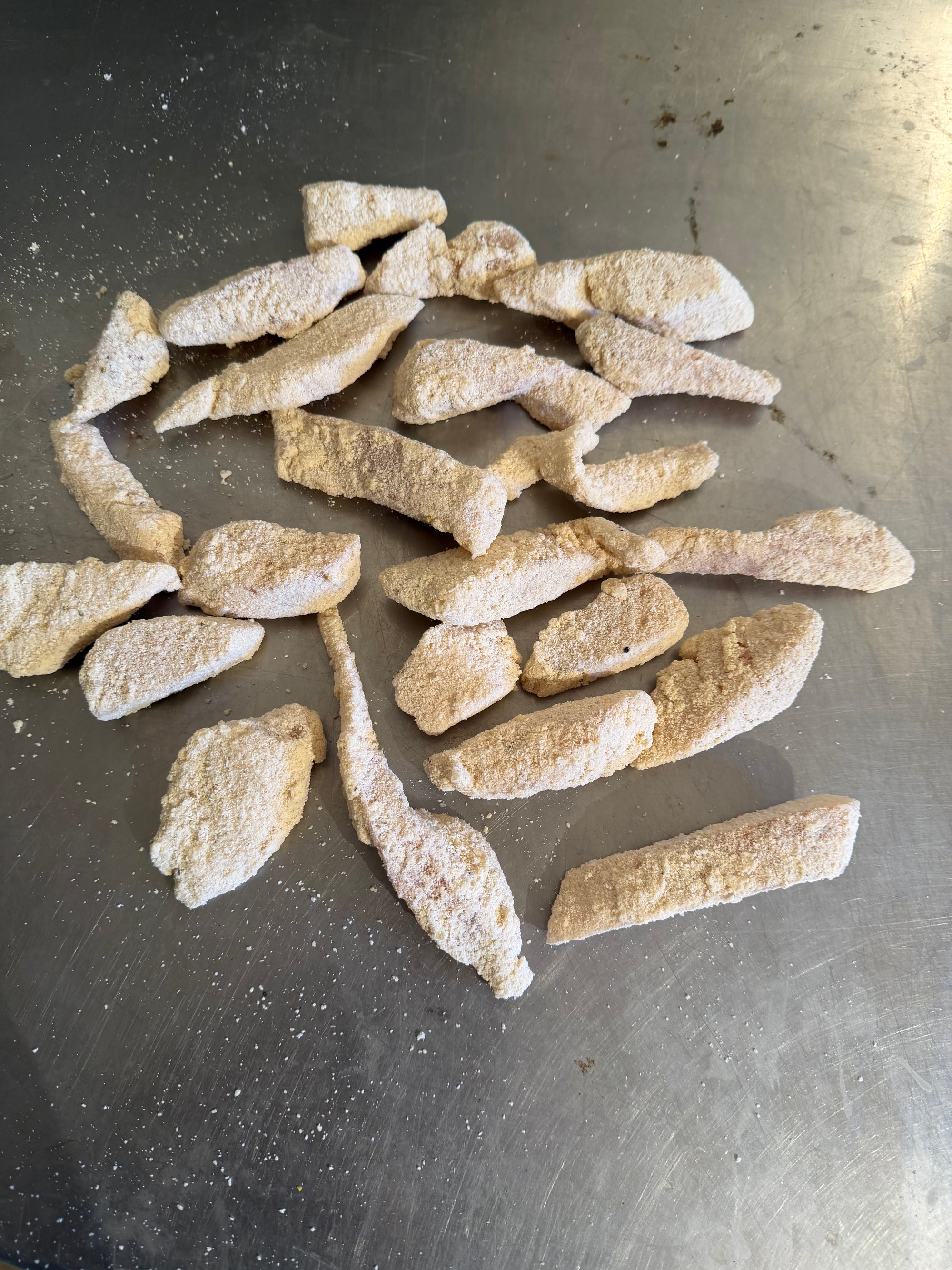 Breaded Walleye Fingers - 5 lbs