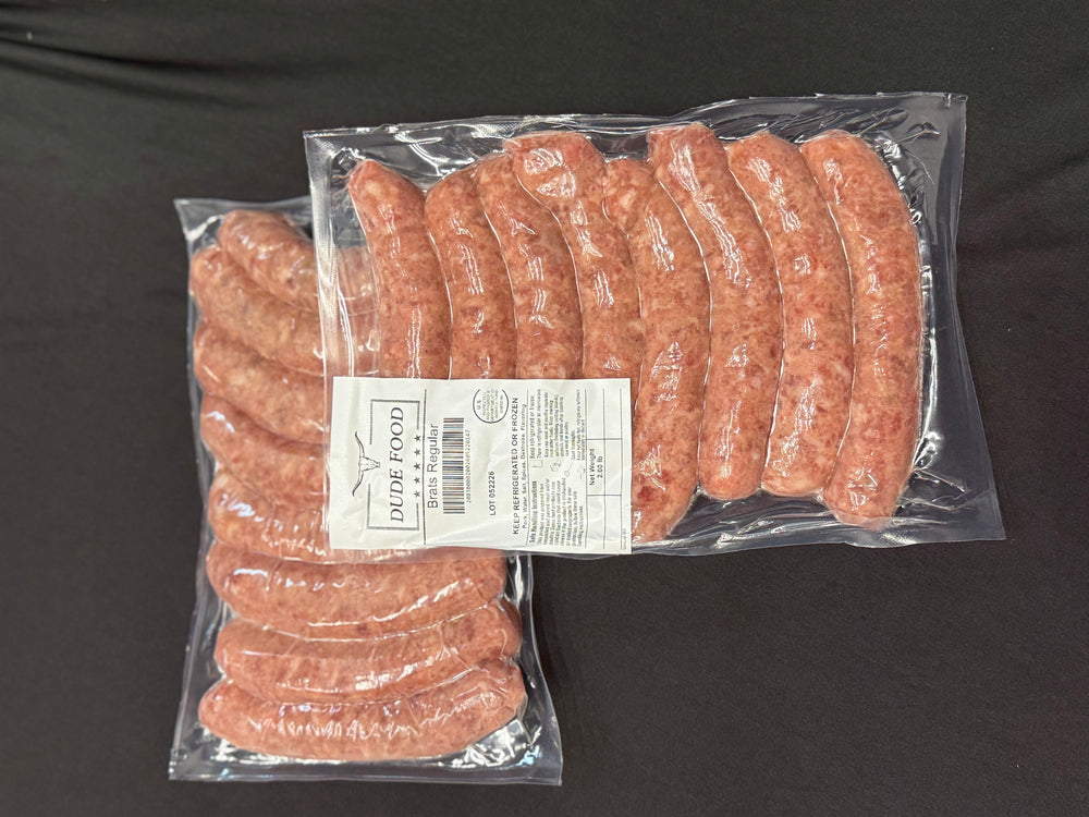 Traditional Wisconsin Bratwurst - 8 sausages - 2 lbs