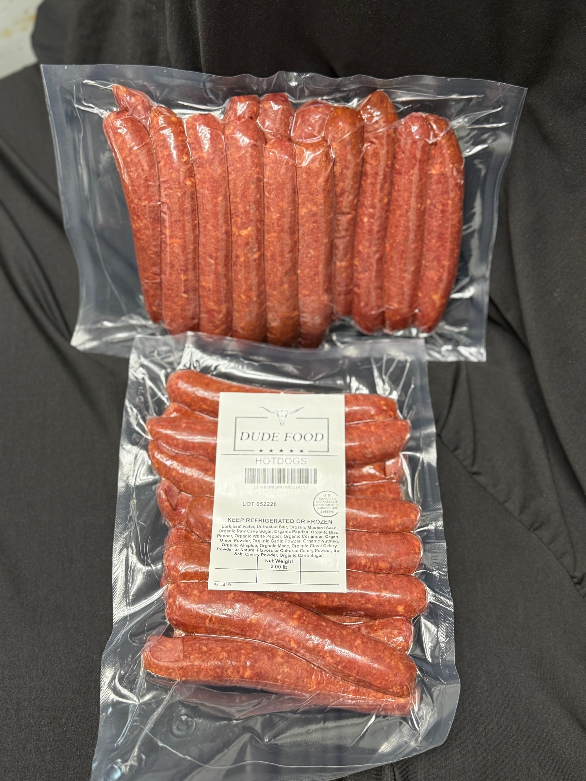 Old Fashioned Wieners - 16 hot dogs - 2 lbs