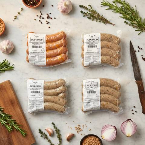 Bratwurst Sampler Pack - 16 sausages (4 different types)